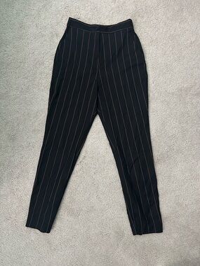 Women Pinstripe Dress Pants